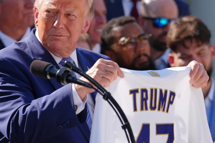 Trumps fetes Dodgers, saying team is 'one of the great brands'